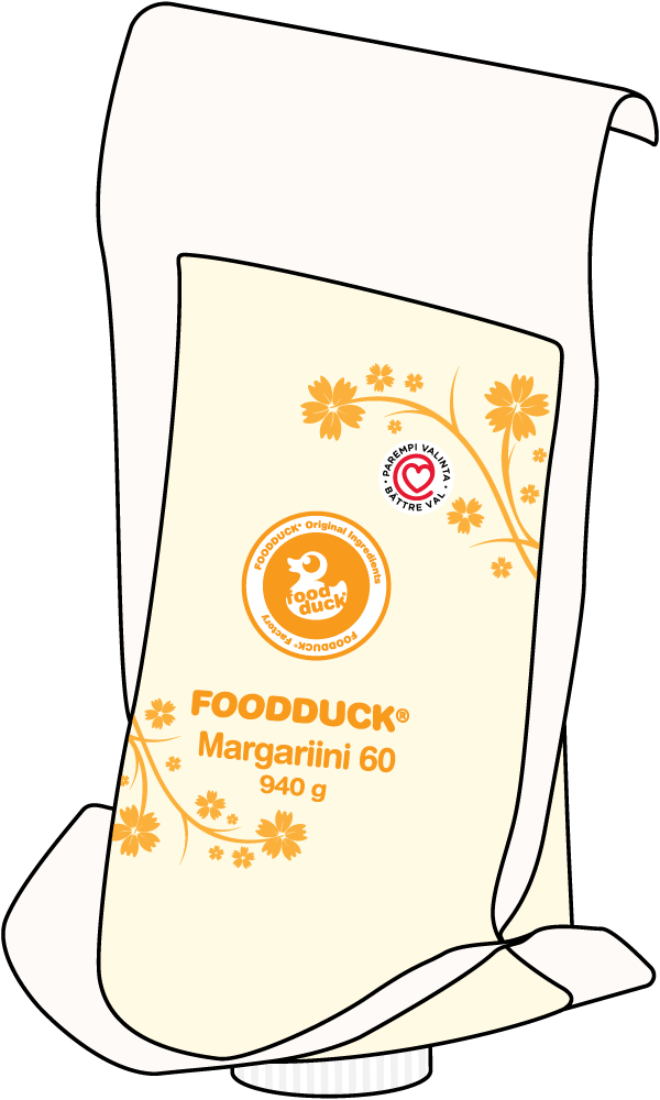FOODDUCK® Margariini 60 940 g
